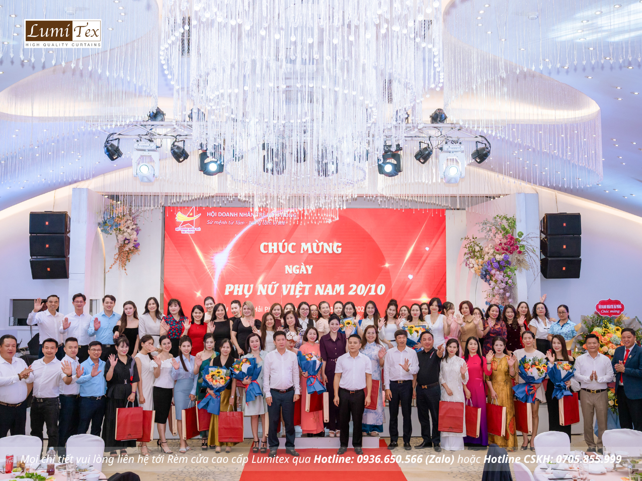 Rèm Lumitex tham dự Hội nghị gặp mặt doanh nghiệp thành phố nhân dịp kỷ niệm 21 năm Ngày Doanh nhân Việt Nam