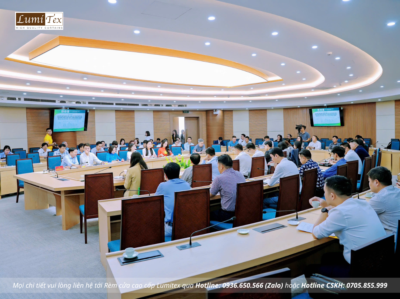 Rèm Lumitex tham dự hội thảo khoa học "Chuyển đổi xanh, bền vững và thực hành ESG – tích hợp chiến lược phát triển doanh nghiệp"