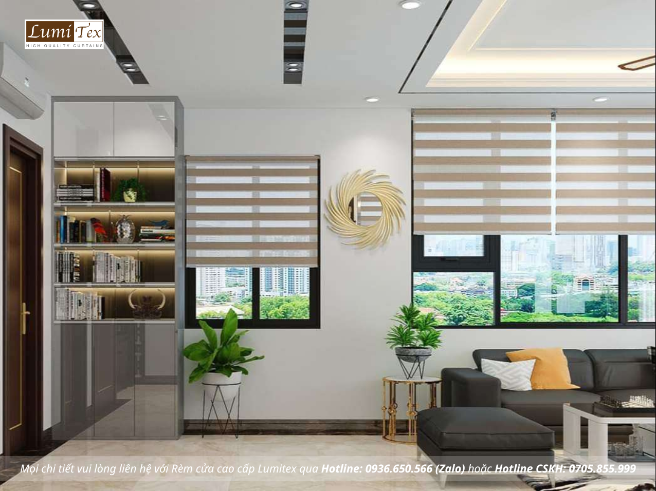 Giới thiệu về sản phẩm rèm cuốn cầu vồng