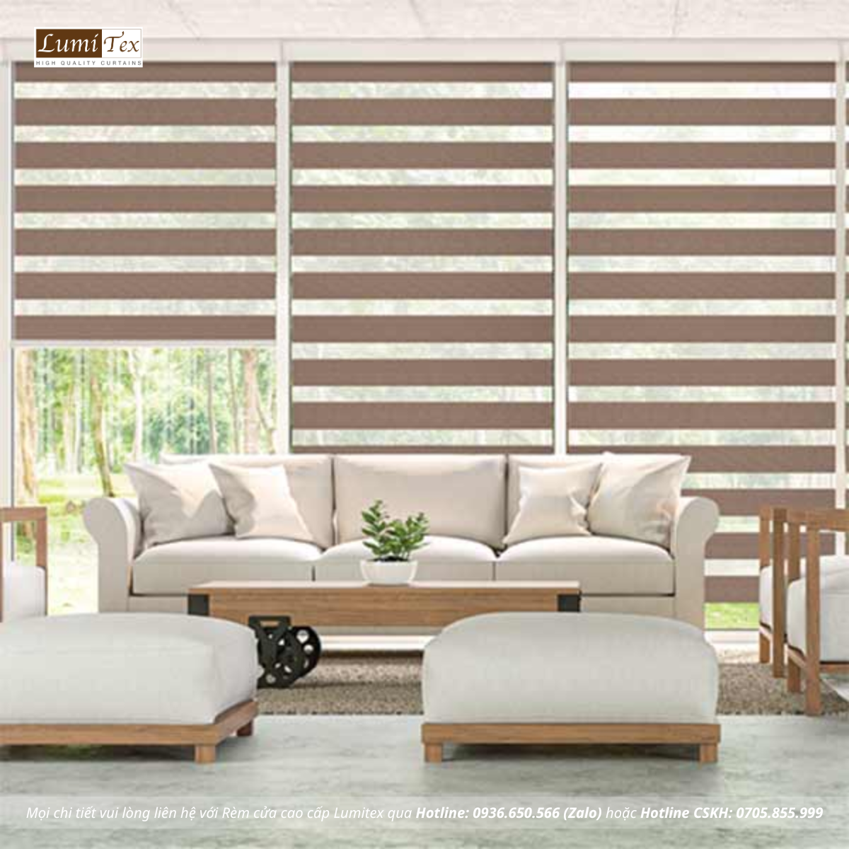 Tham khảo một số không gian lắp đặt rèm cuốn cầu vồng