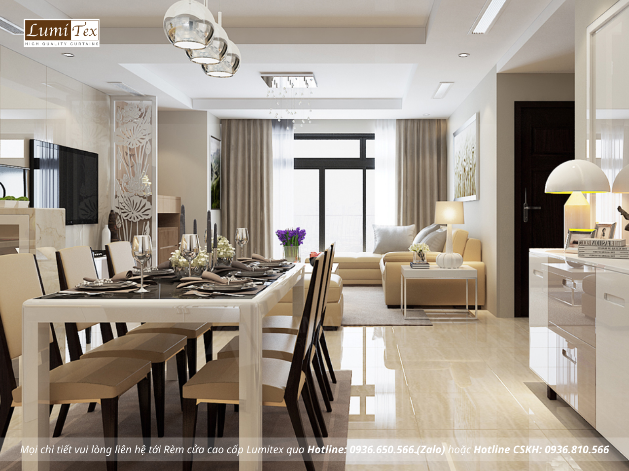 Lắp đặt rèm chống nắng cho chung cư Hoàng Huy Đổng Quốc Bình Hải Phòng hiệu quả