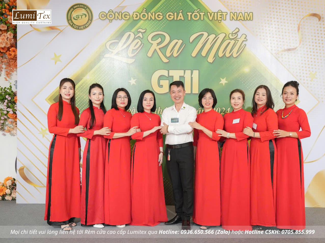 Rèm lumitex tham dự Lễ ra mắt Cộng đồng Giá tốt GT11 Hải Phòng