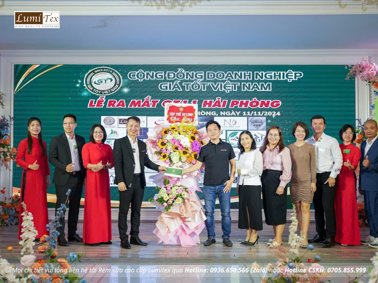 Rèm lumitex tham dự Lễ ra mắt Cộng đồng Giá tốt GT11 Hải Phòng