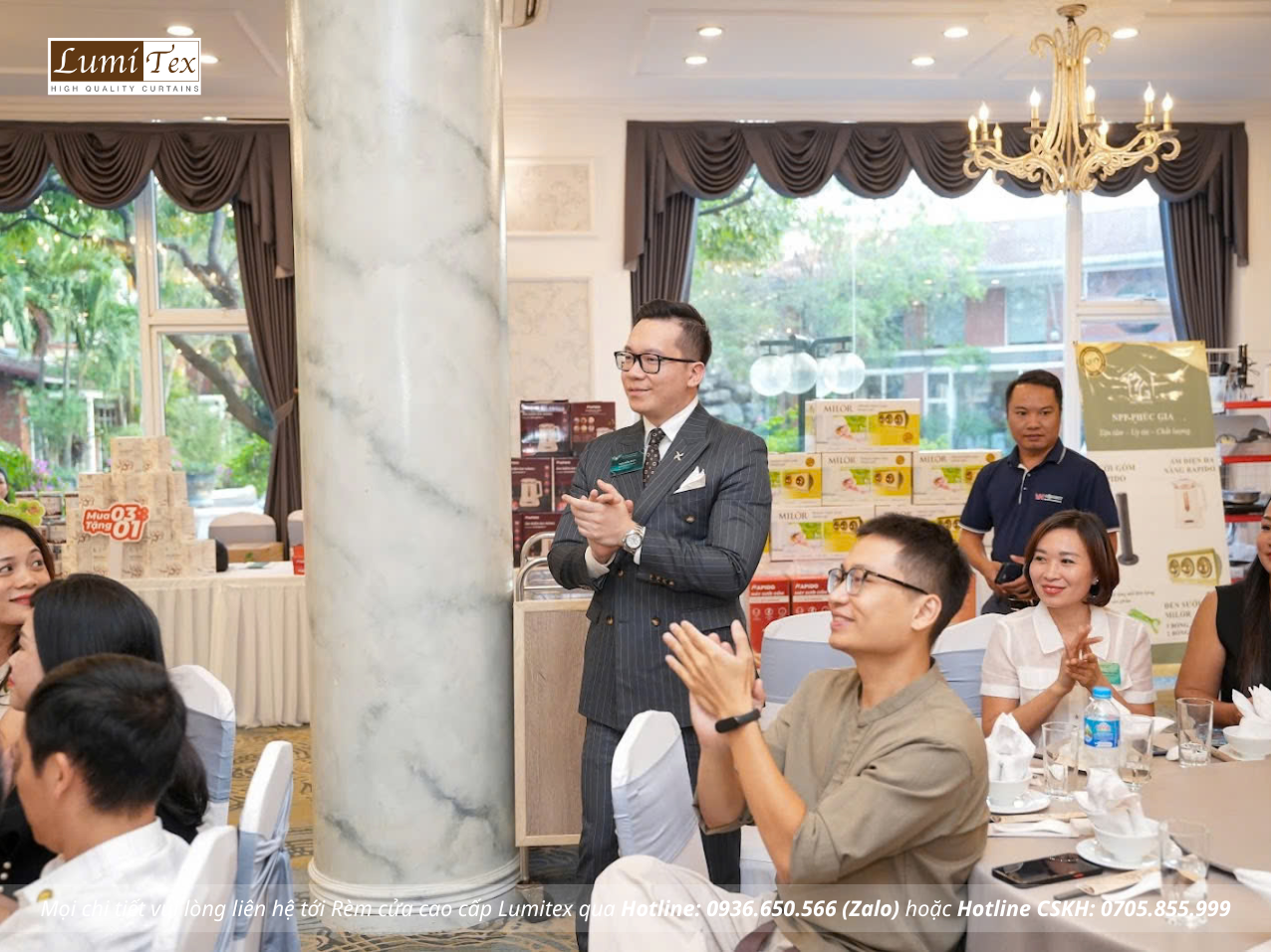 Rèm lumitex tham dự Lễ ra mắt Cộng đồng Giá tốt GT11 Hải Phòng