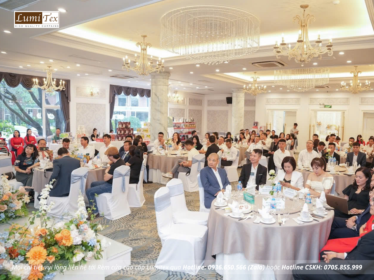 Rèm lumitex tham dự Lễ ra mắt Cộng đồng Giá tốt GT11 Hải Phòng