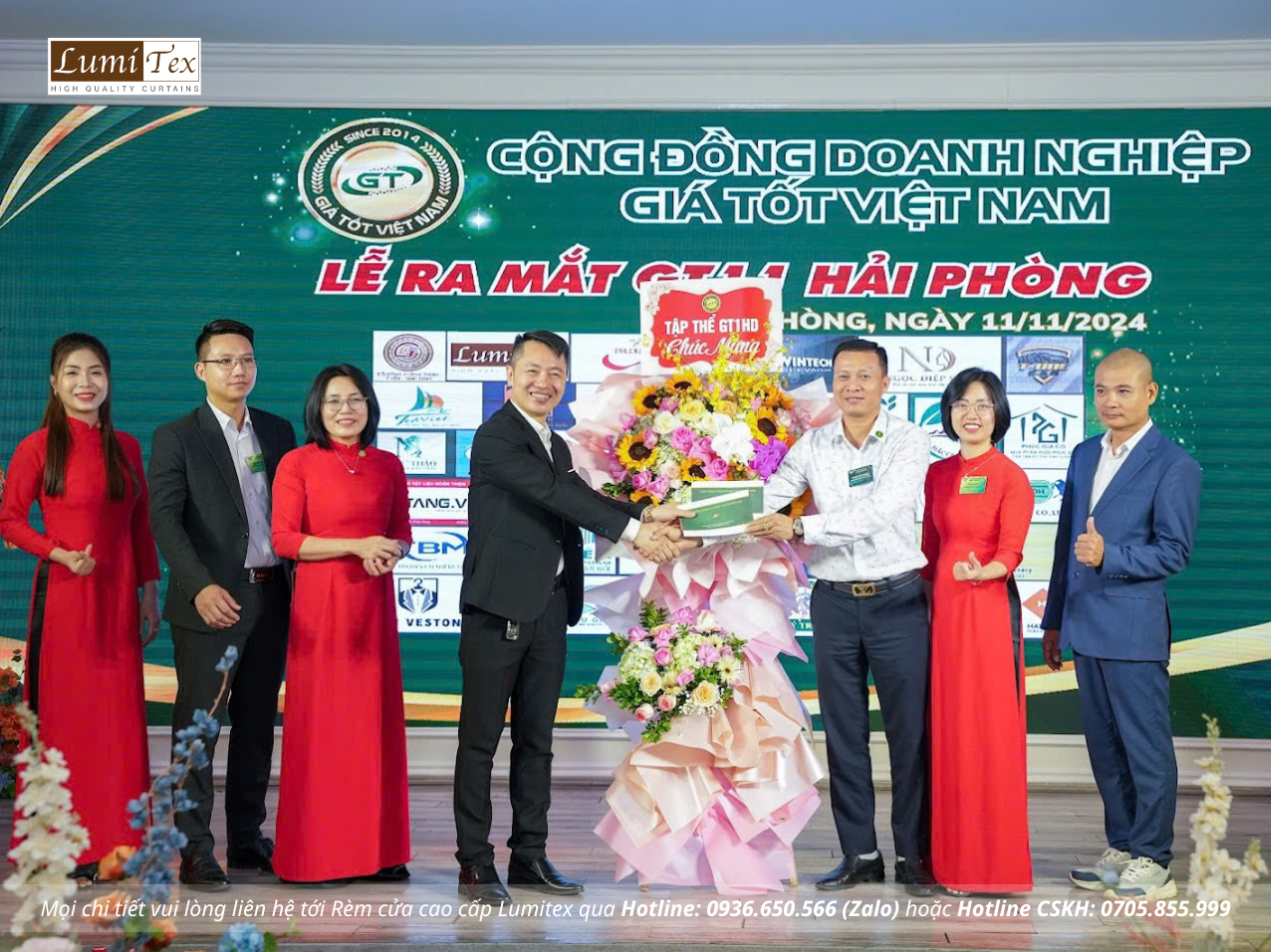 Rèm lumitex tham dự Lễ ra mắt Cộng đồng Giá tốt GT11 Hải Phòng