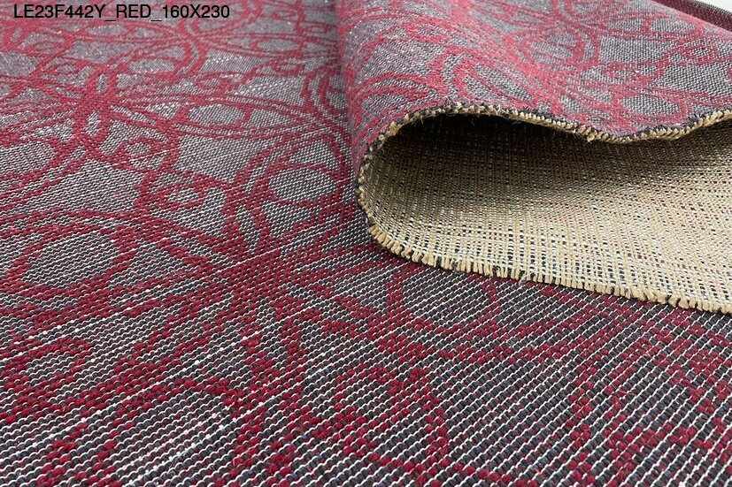 Thảm sợi ngắn LE23F442Y_RED_160X230