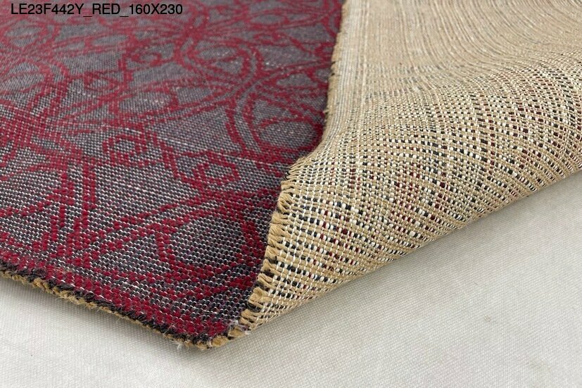 Thảm sợi ngắn LE23F442Y_RED_160X230