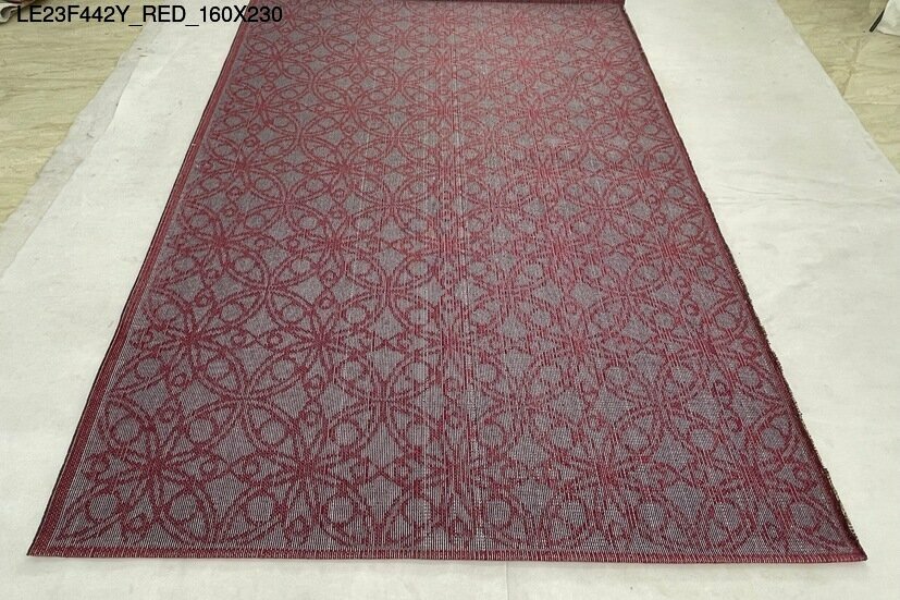 Thảm sợi ngắn LE23F442Y_RED_160X230