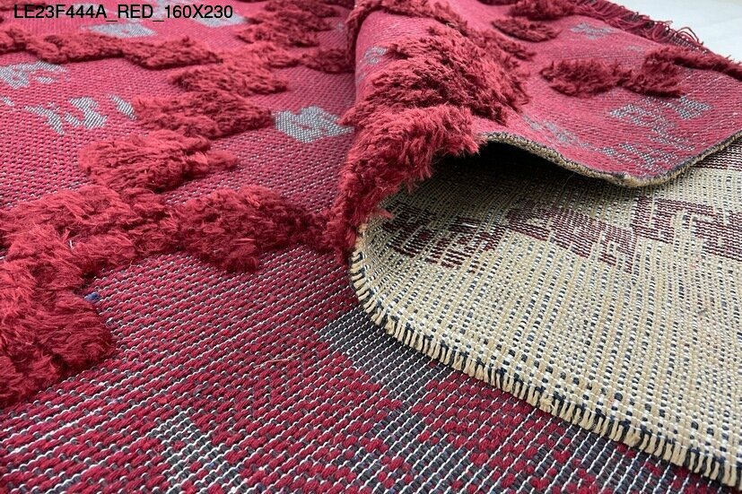 Thảm sợi ngắn LE23F444A_RED_160X230