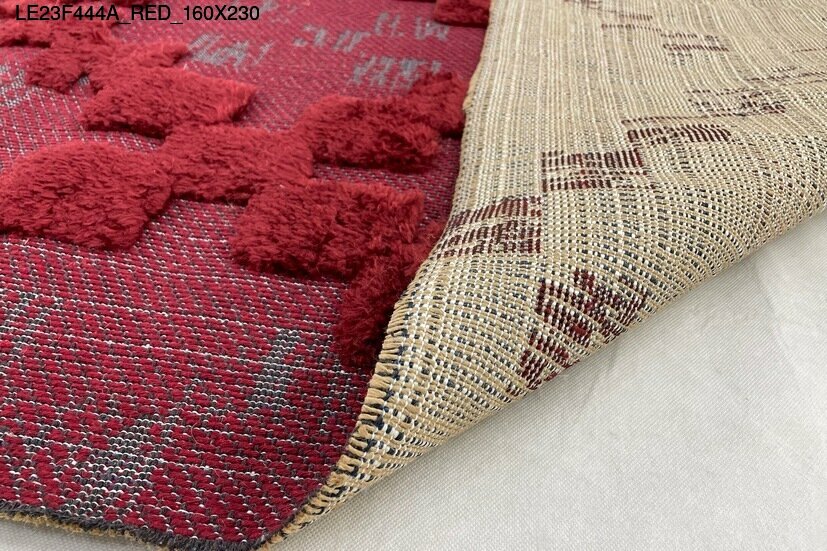 Thảm sợi ngắn LE23F444A_RED_160X230