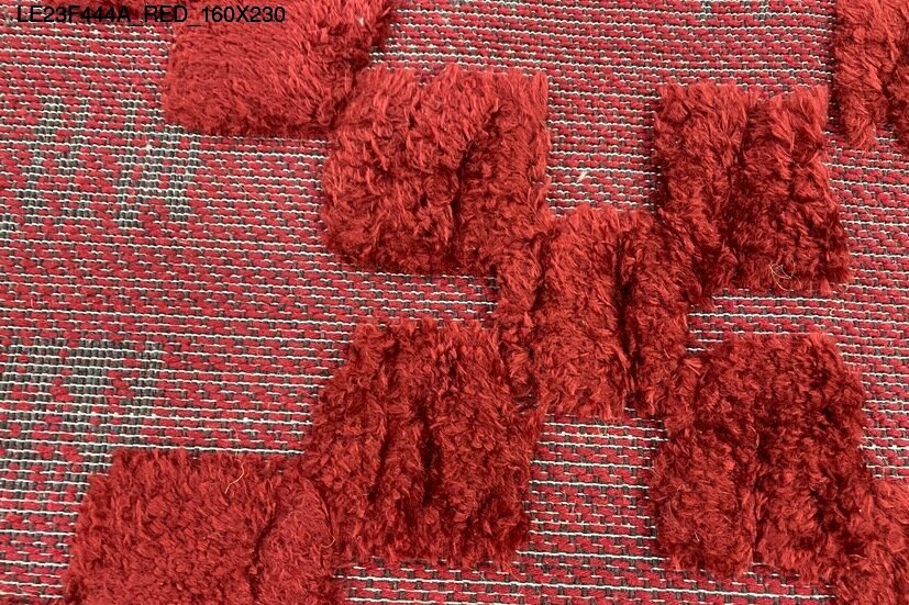 Thảm sợi ngắn LE23F444A_RED_160X230