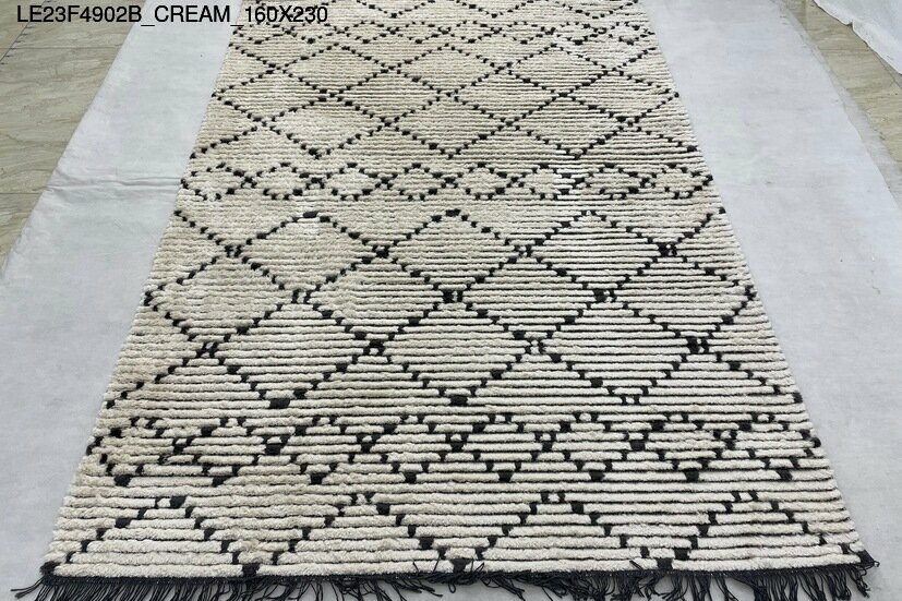 Thảm sợi ngắn LE23F4902B_CREAM_160X230