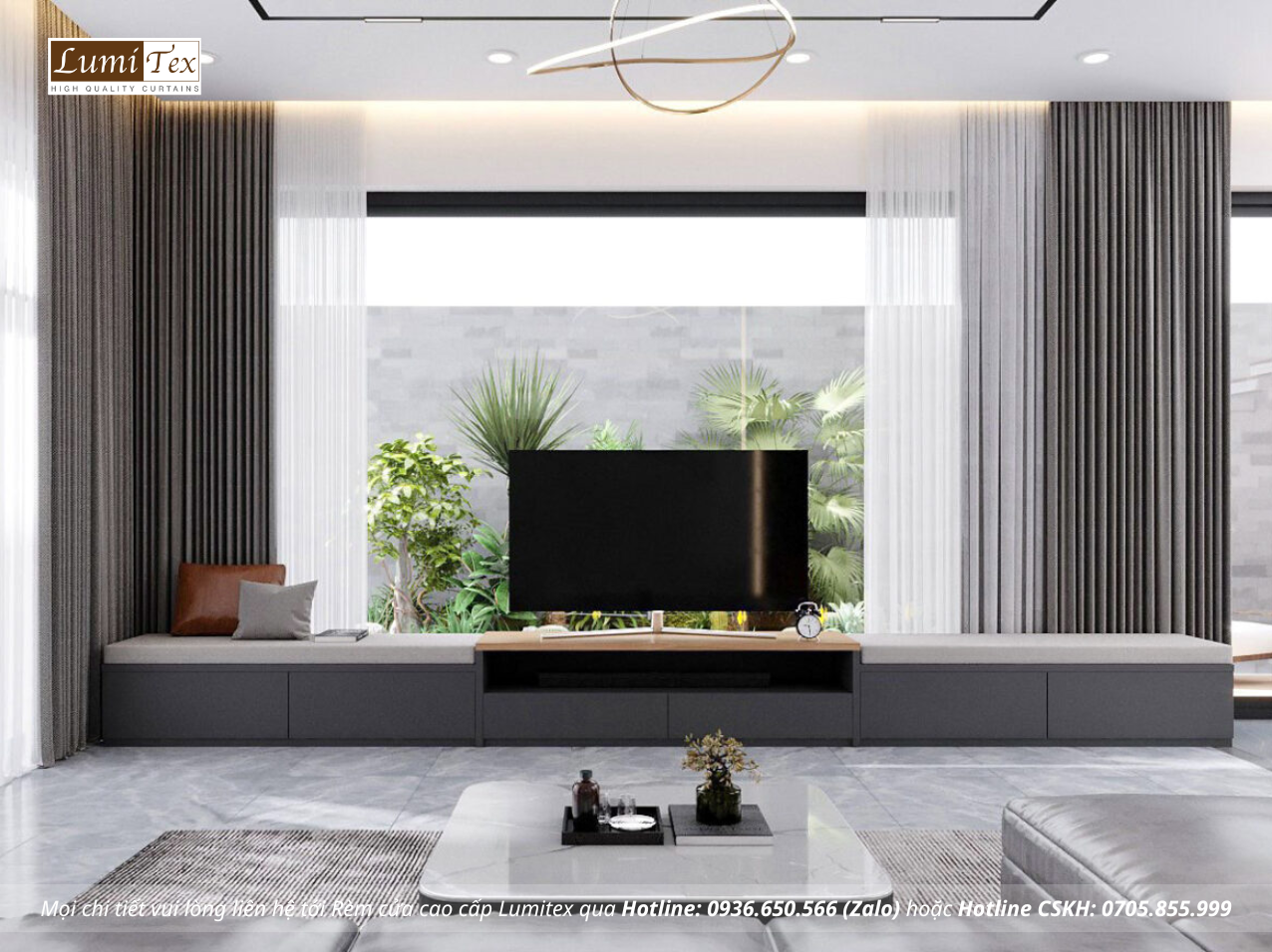 Rèm Nhập Khẩu Cao Cấp Trong Trang Trí Nội Thất Biệt Thự