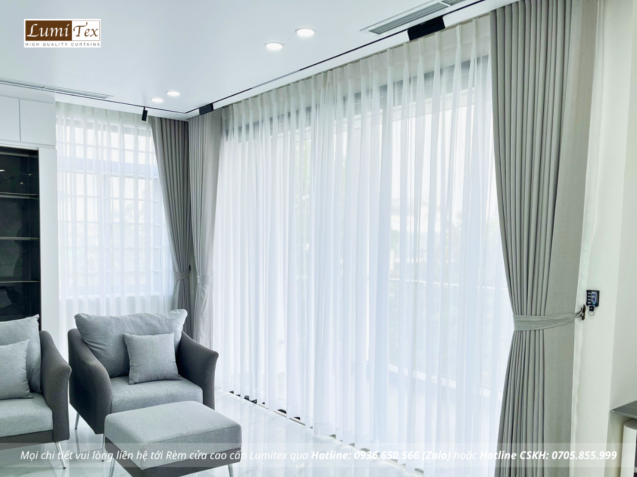 Màu sắc rèm cửa cho phong cách tối giản
