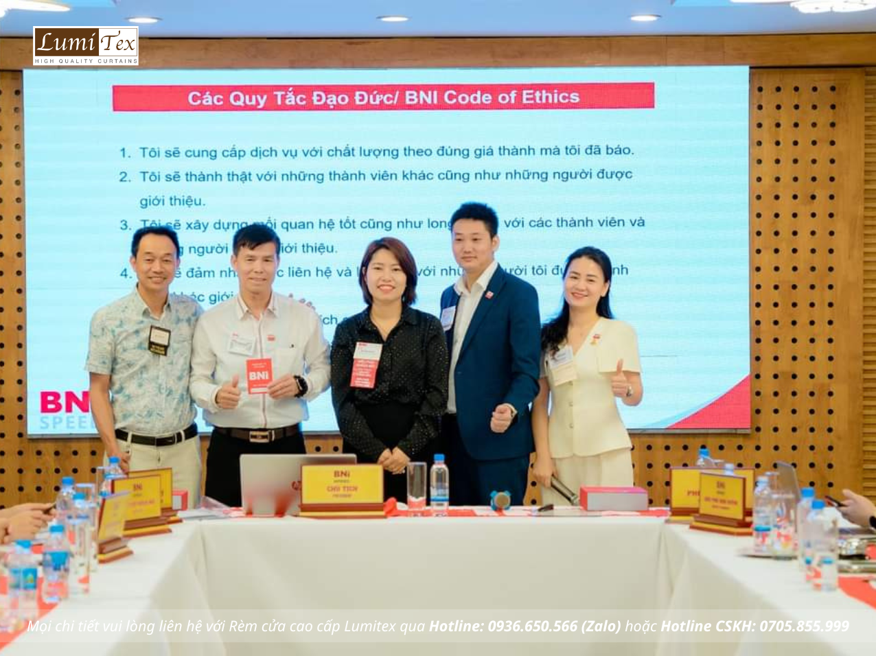 Lumitex tham dự buổi họp kết nối Kinh doanh BNI Speed Chapter