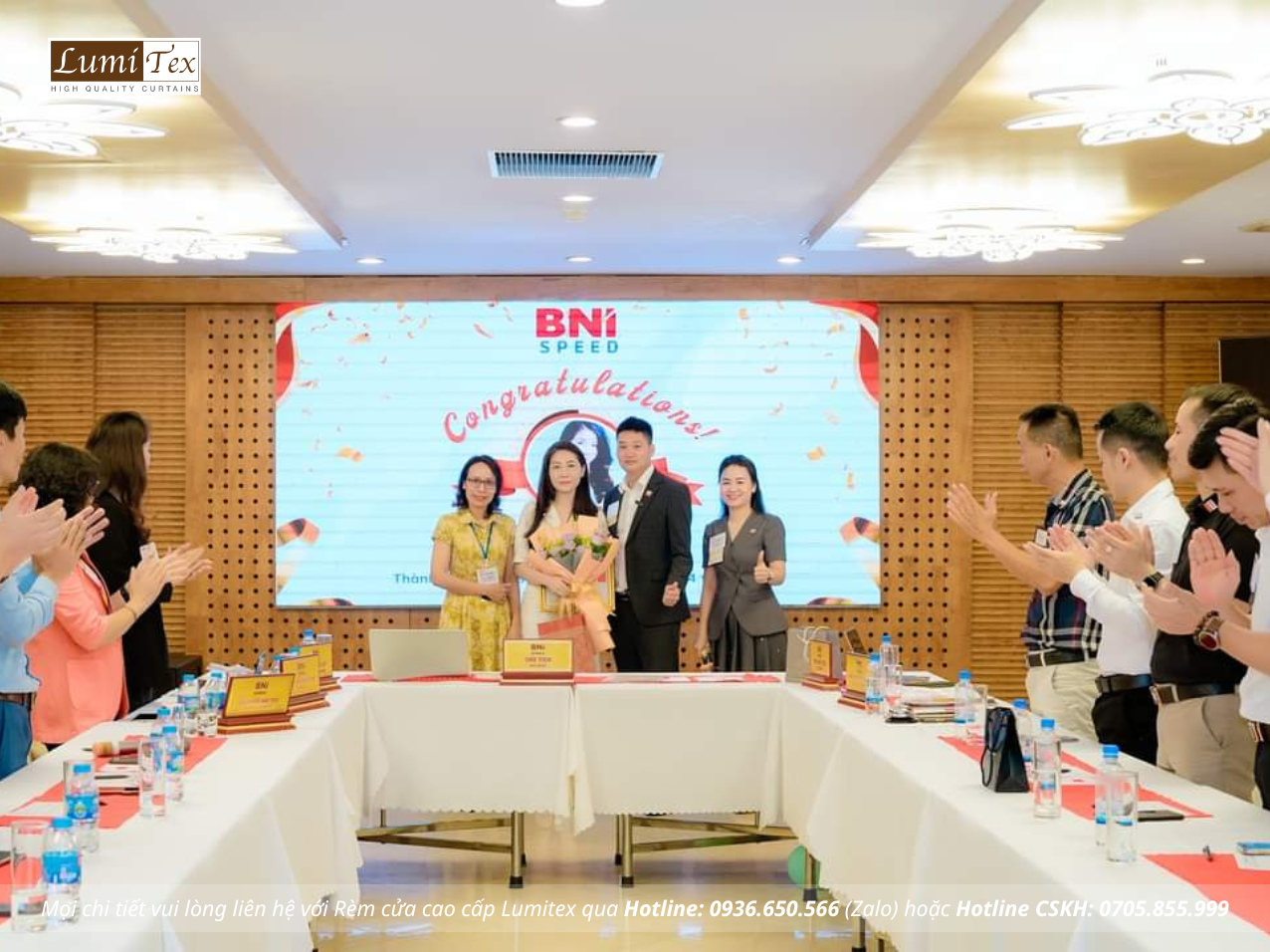 Lumitex tham dự buổi họp kết nối Kinh doanh BNI Speed Chapter