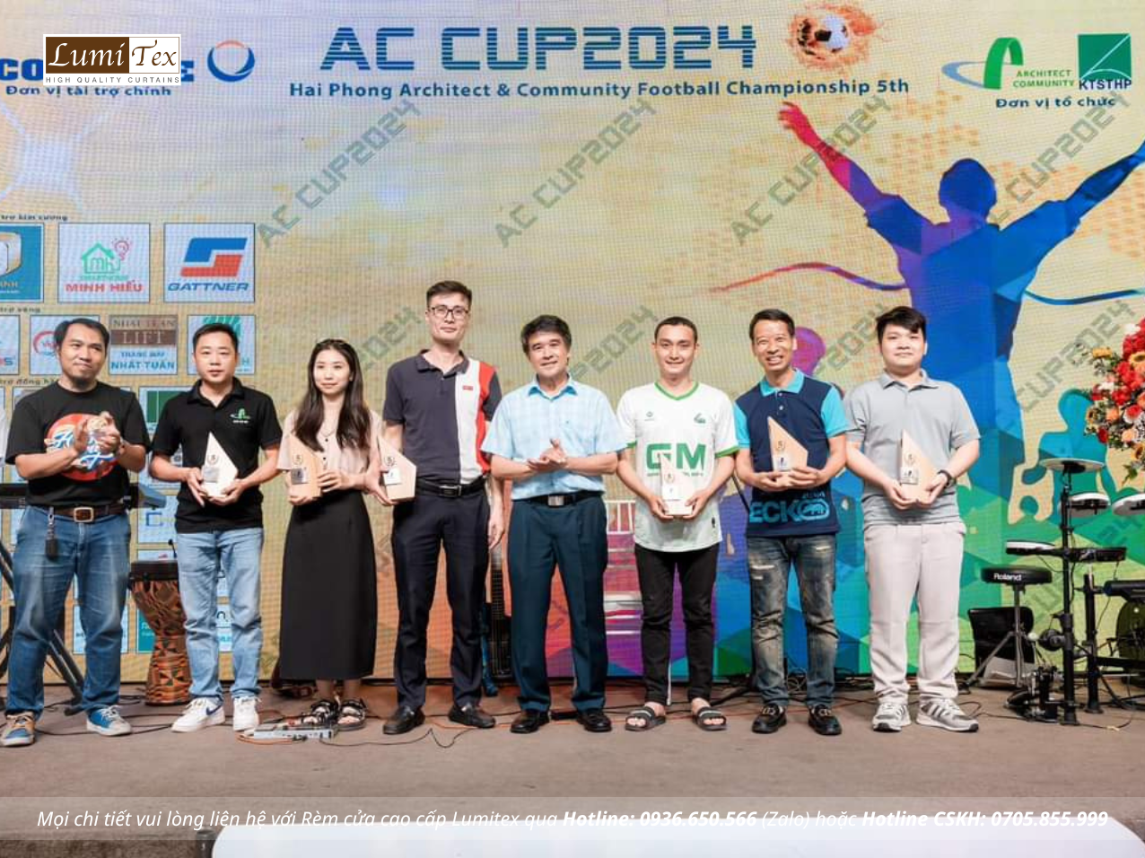 Lumitex tham dự sự kiện giải bóng AC Cup - Hội KTS tổ chức chào mừng ngày Thành Lập Hội Kiến Trúc Sư VN