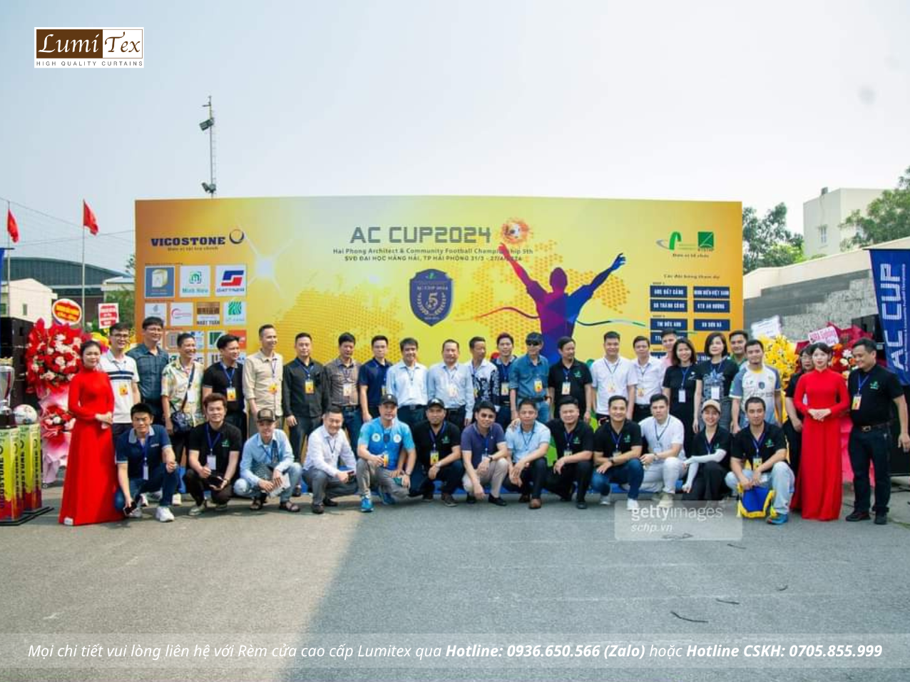 Lumitex tham dự sự kiện giải bóng AC Cup - Hội KTS tổ chức chào mừng ngày Thành Lập Hội Kiến Trúc Sư VN