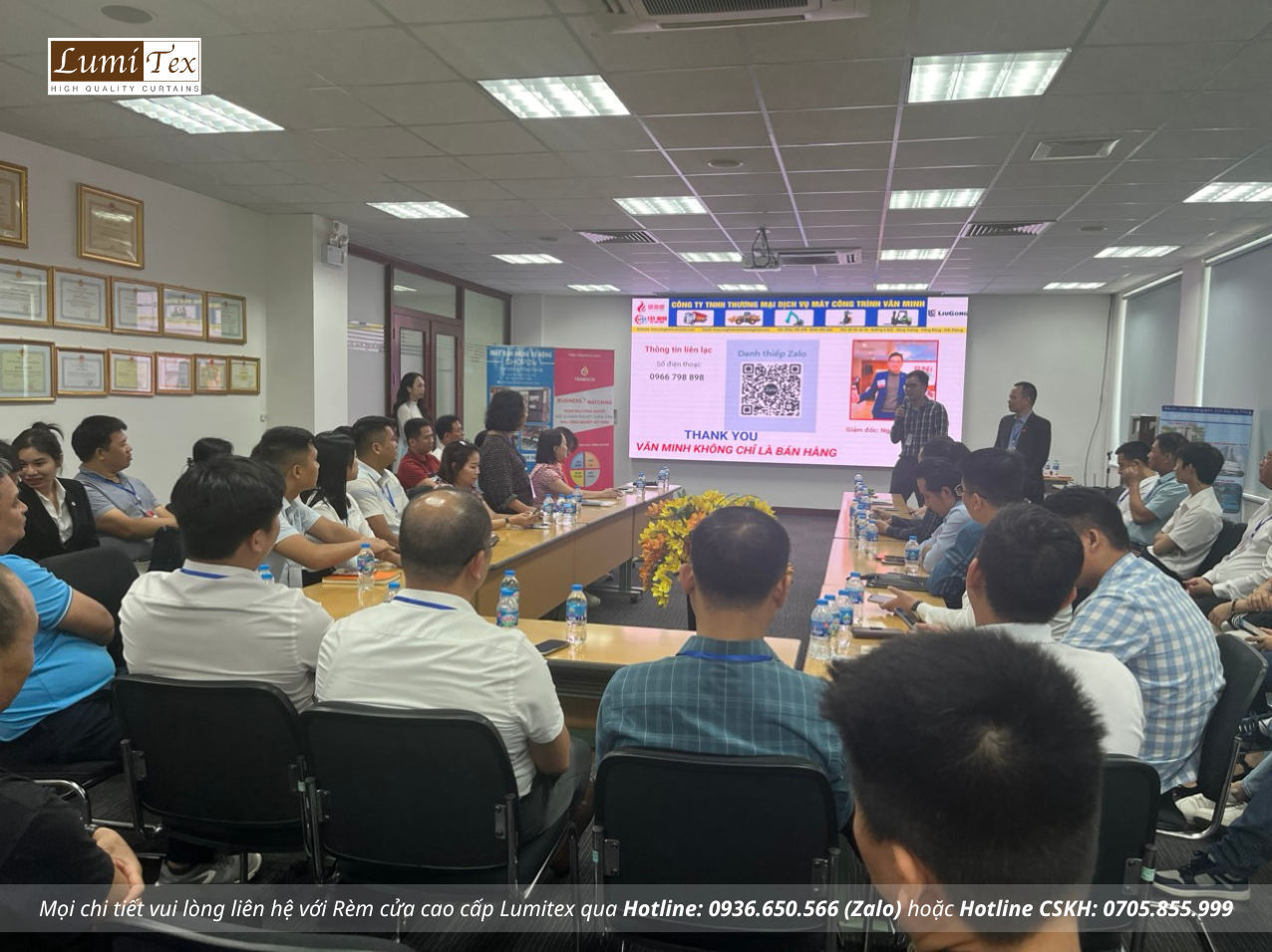 Lumitex tham dự kết nối các nhà thầu Khu Công Nghiệp Miền Bắc