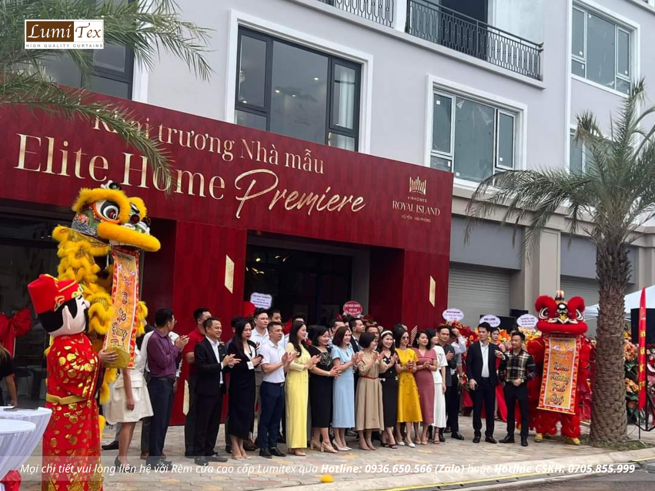 Lumitex tham dự Khai trương nhà mẫu dự án Vinhomes Royal Island