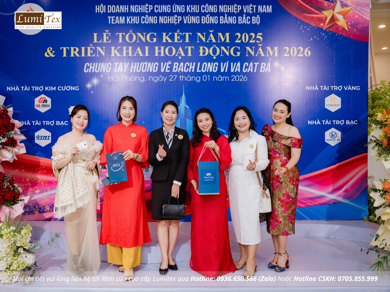 Rèm Lumitex tham dự Lễ tổng kết năm 2025 – Định hướng hoạt động 2026 của TEAM KCN