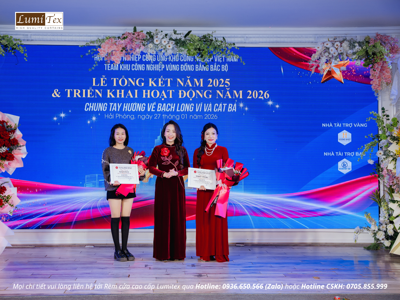 Rèm Lumitex tham dự Lễ tổng kết năm 2025 – Định hướng hoạt động 2026 của TEAM KCN