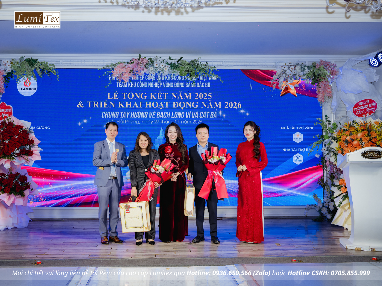 Rèm Lumitex tham dự Lễ tổng kết năm 2025 – Định hướng hoạt động 2026 của TEAM KCN