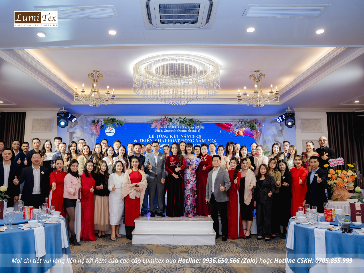 Rèm Lumitex tham dự Lễ tổng kết năm 2025 – Định hướng hoạt động 2026 của TEAM KCN