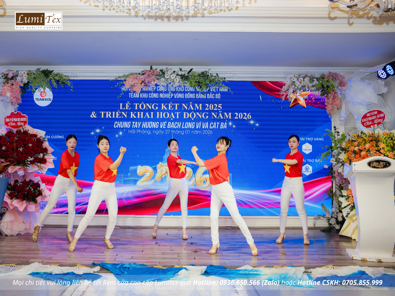 Rèm Lumitex tham dự Lễ tổng kết năm 2025 – Định hướng hoạt động 2026 của TEAM KCN