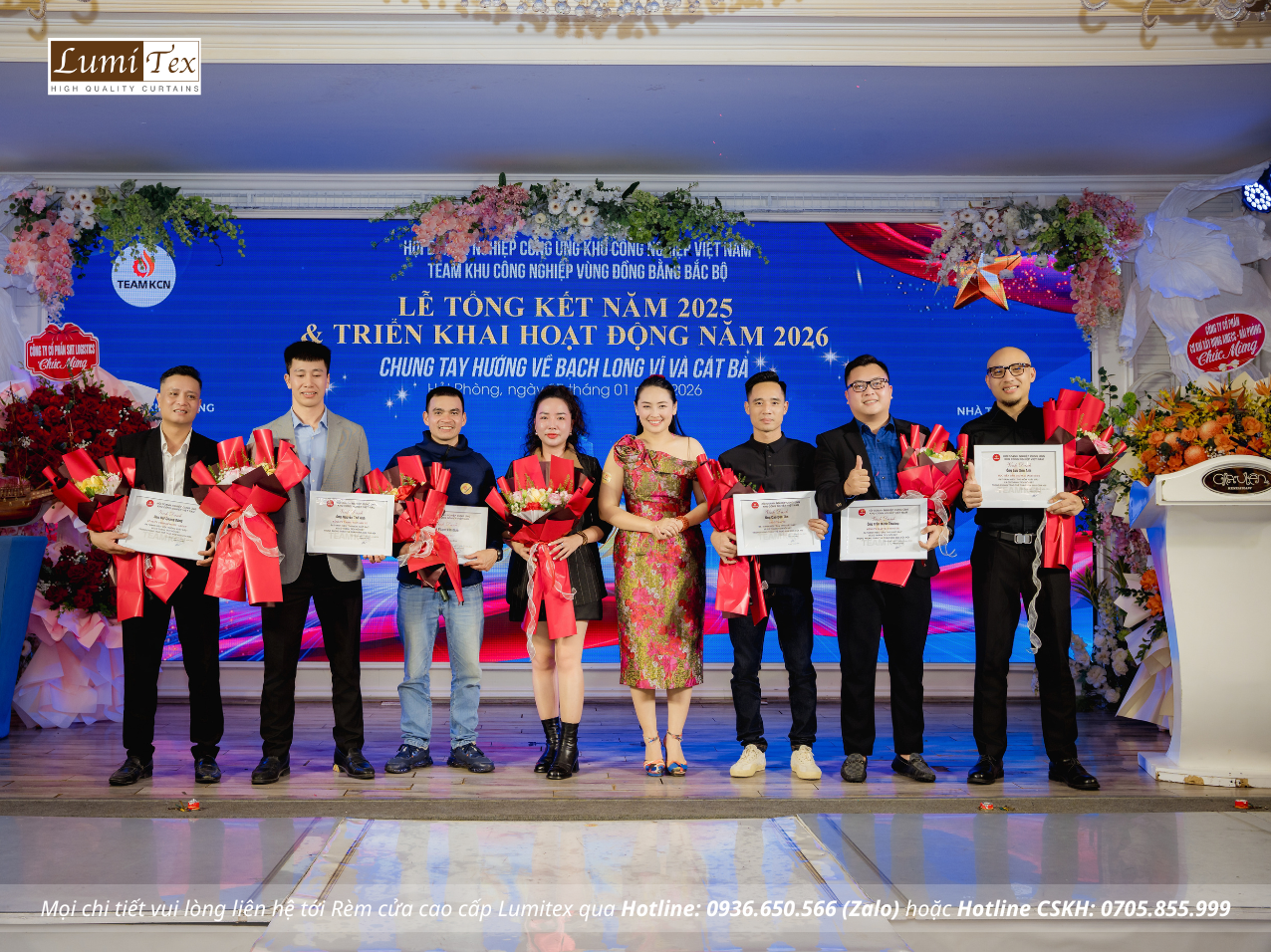 Rèm Lumitex tham dự Lễ tổng kết năm 2025 – Định hướng hoạt động 2026 của TEAM KCN