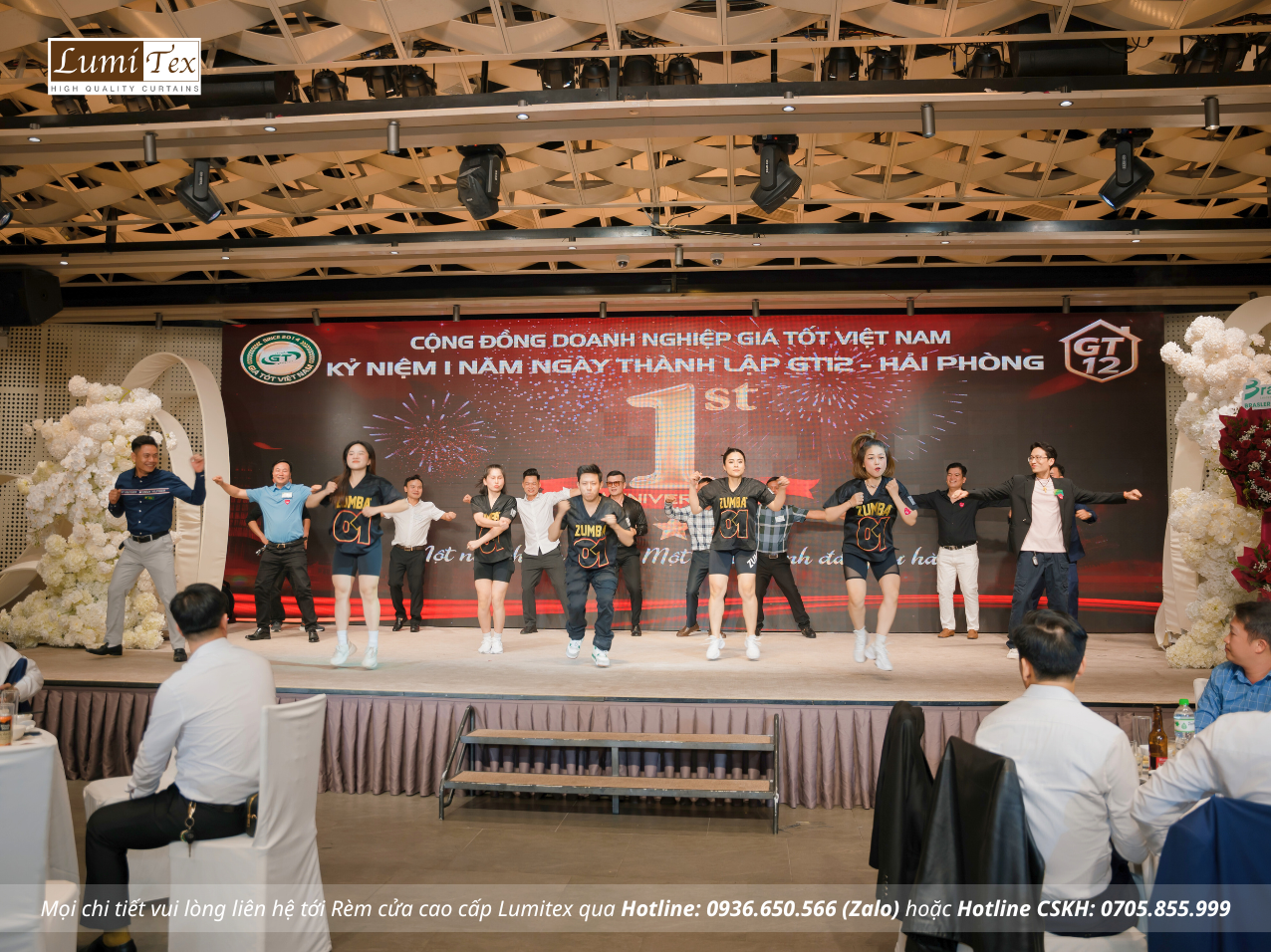 Lumitex tham gia sự kiện Đại tiệc sinh nhật 1 năm GT12 Hải Phòng