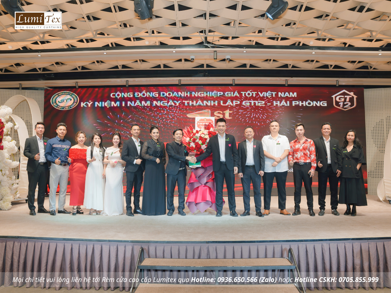 Lumitex tham gia sự kiện Đại tiệc sinh nhật 1 năm GT12 Hải Phòng