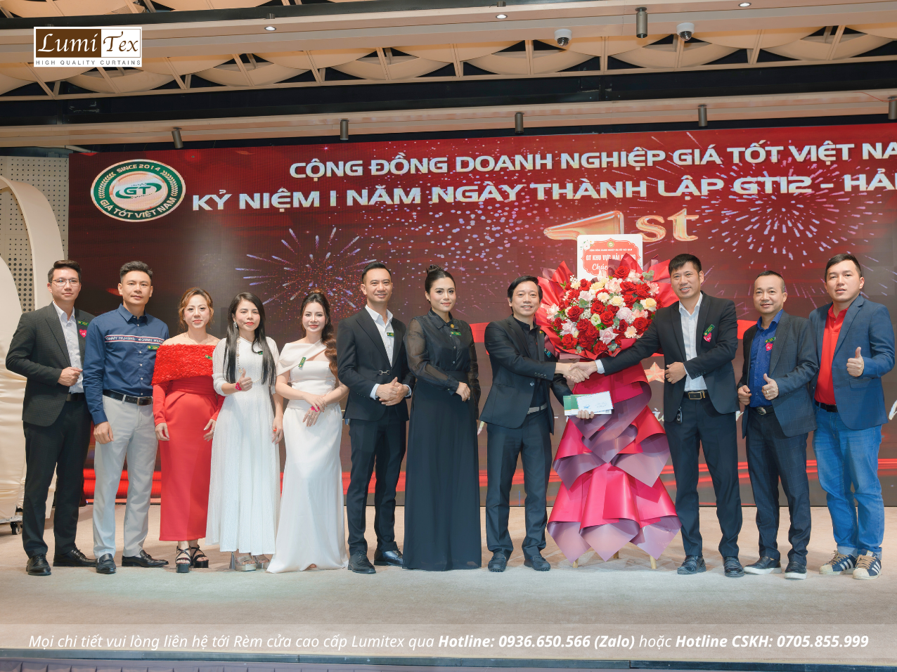 Lumitex tham gia sự kiện Đại tiệc sinh nhật 1 năm GT12 Hải Phòng