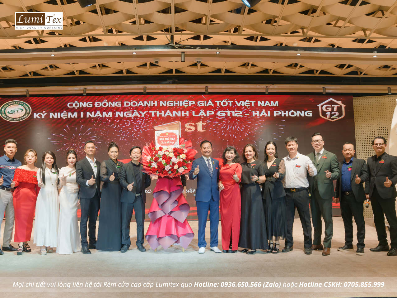 Lumitex tham gia sự kiện Đại tiệc sinh nhật 1 năm GT12 Hải Phòng