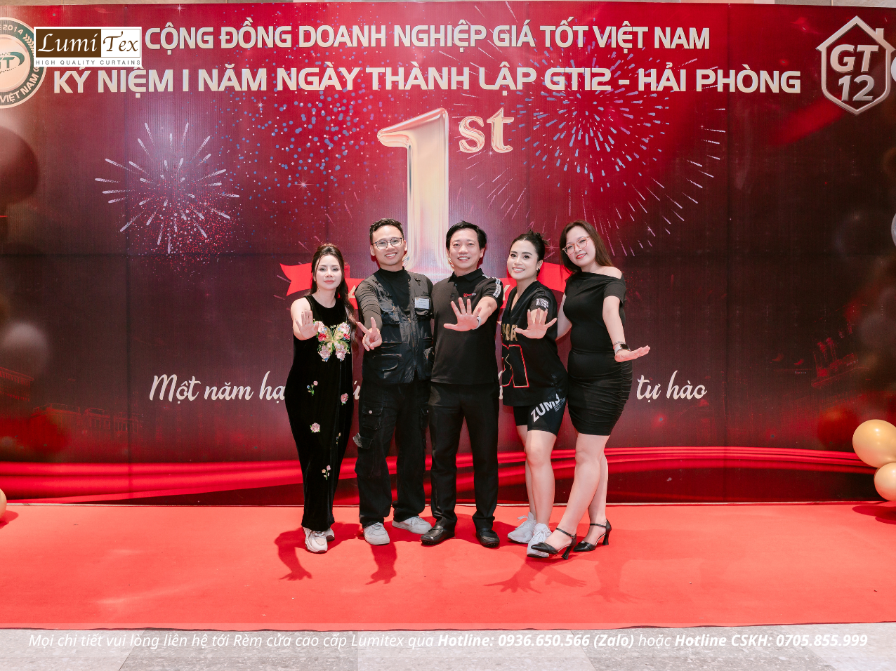 Lumitex tham gia sự kiện Đại tiệc sinh nhật 1 năm GT12 Hải Phòng