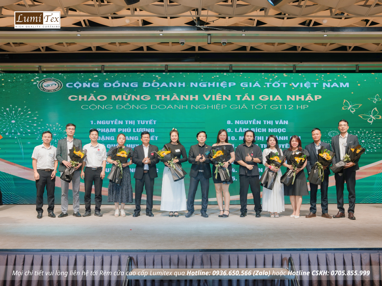 Lumitex tham gia sự kiện Đại tiệc sinh nhật 1 năm GT12 Hải Phòng