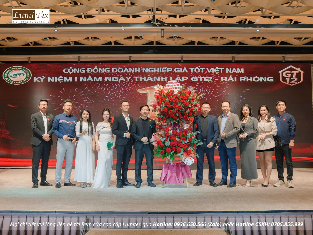 Lumitex tham gia sự kiện Đại tiệc sinh nhật 1 năm GT12 Hải Phòng