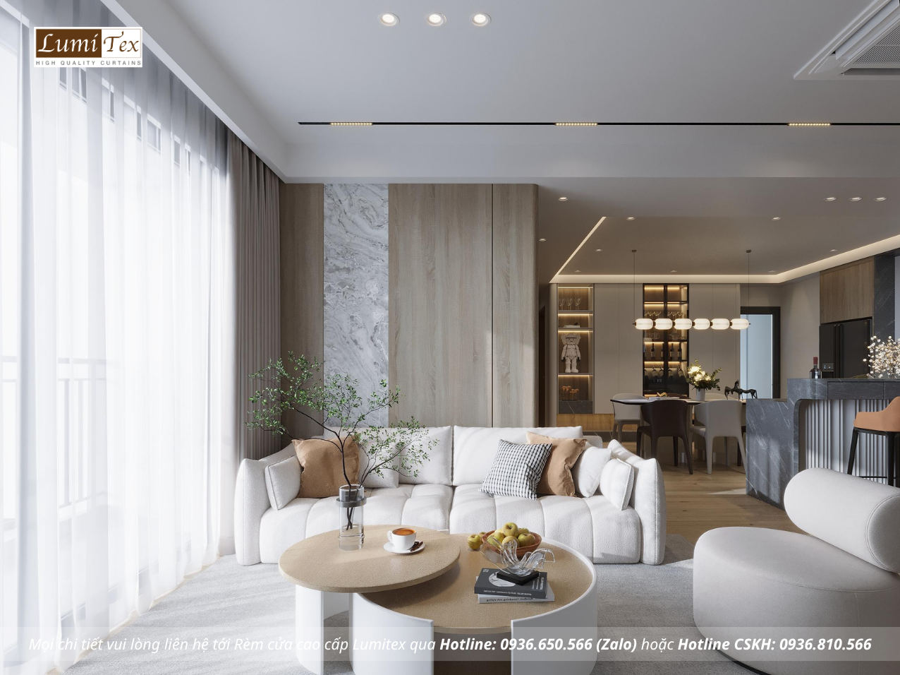 Mẫu rèm chống nắng cho căn hộ chung cư hiện nay