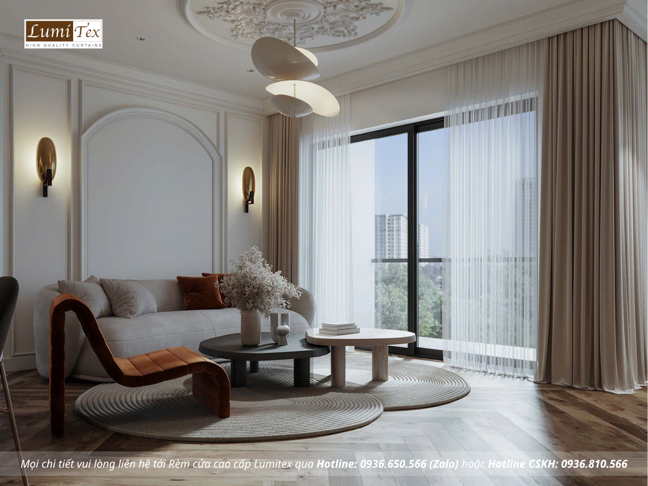 Mẫu rèm chống nắng cho căn hộ chung cư hiện nay