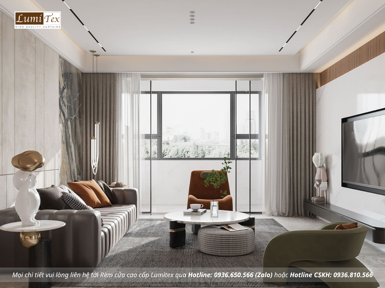 Mẫu rèm chống nắng cho căn hộ chung cư hiện nay