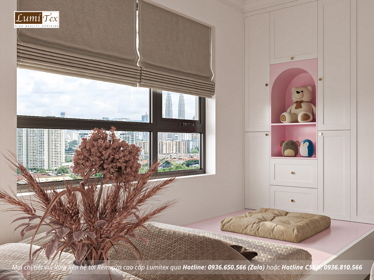 Mẫu rèm chống nắng cho căn hộ chung cư hiện nay