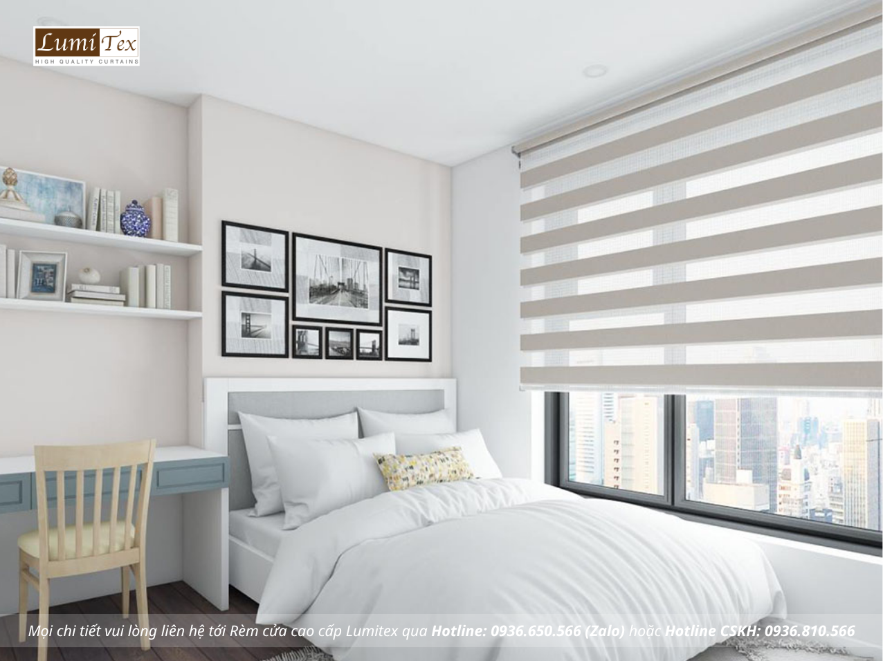 Mẫu rèm chống nắng cho căn hộ chung cư hiện nay