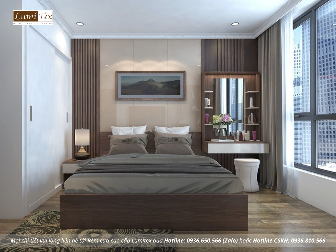 Mẫu rèm chống nắng cho căn hộ chung cư hiện nay