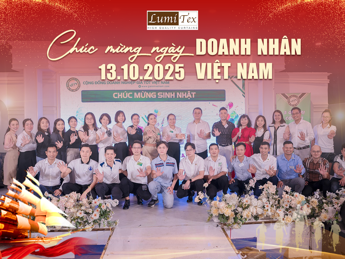 Chúc mừng Ngày Doanh nhân Việt Nam 13/10 – Lumitex đồng hành cùng tinh thần doanh nhân Việt