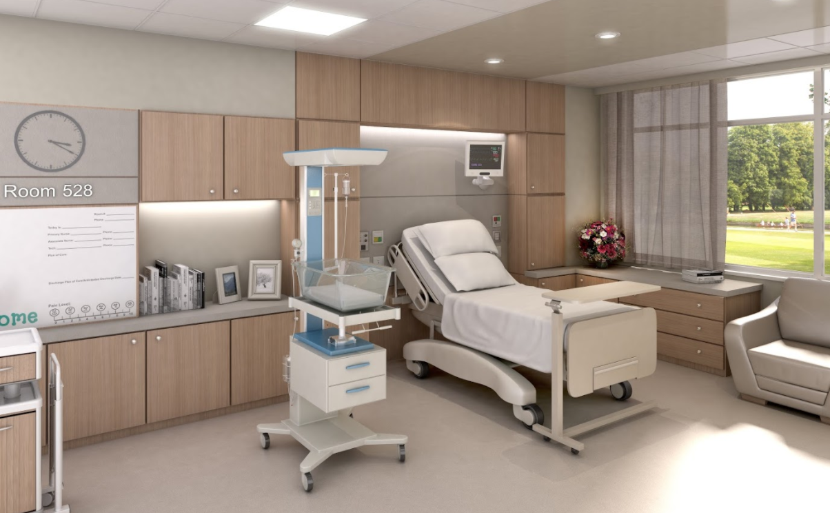 Không gian mới rộng rãi, sang trọng và thoáng đãng với rèm bệnh viện Lumitex