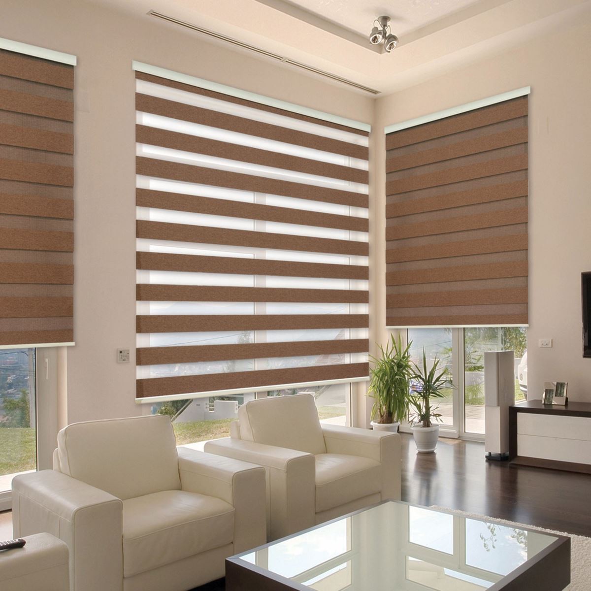 Rèm cầu vồng mang lại vẻ đẹp đơn giản nhưng đậm nét sang trọng cho căn hộ của bạn