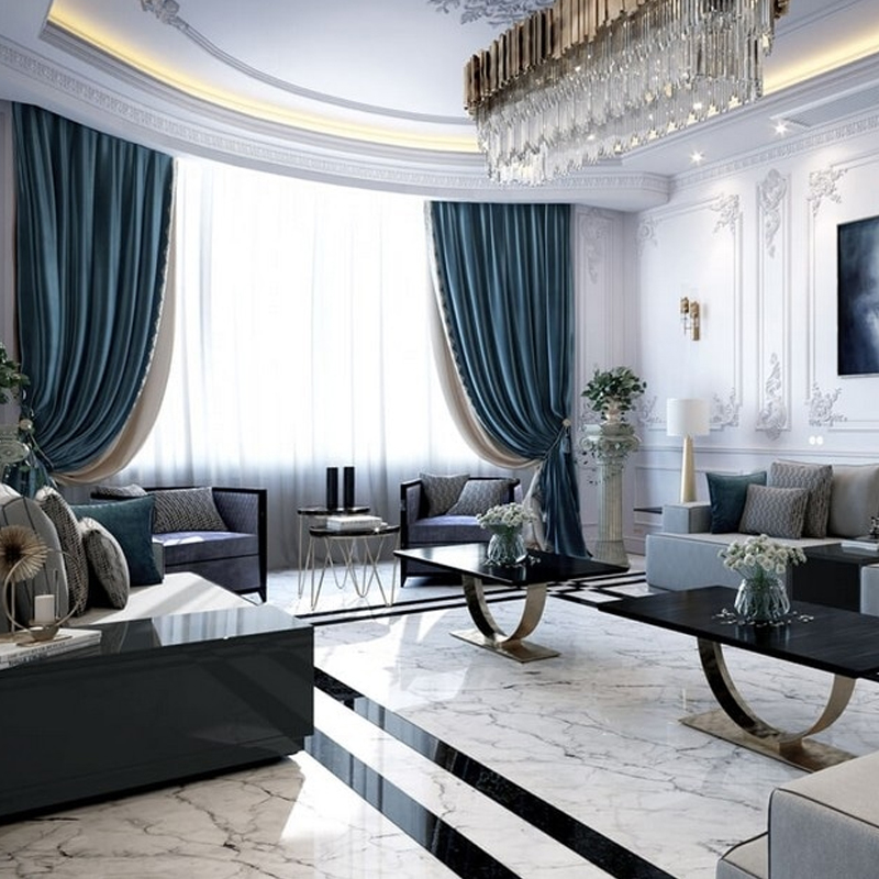 ​Lắp đặt bất kỳ một chiếc rèm vải nào mang phong cách Châu Âu bạn cũng sẽ phải hài lòng về sự sang trọng của nó.