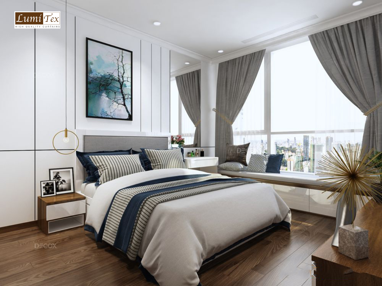 Chọn chất vải giúp bộ rèm trở nên sang trọng
