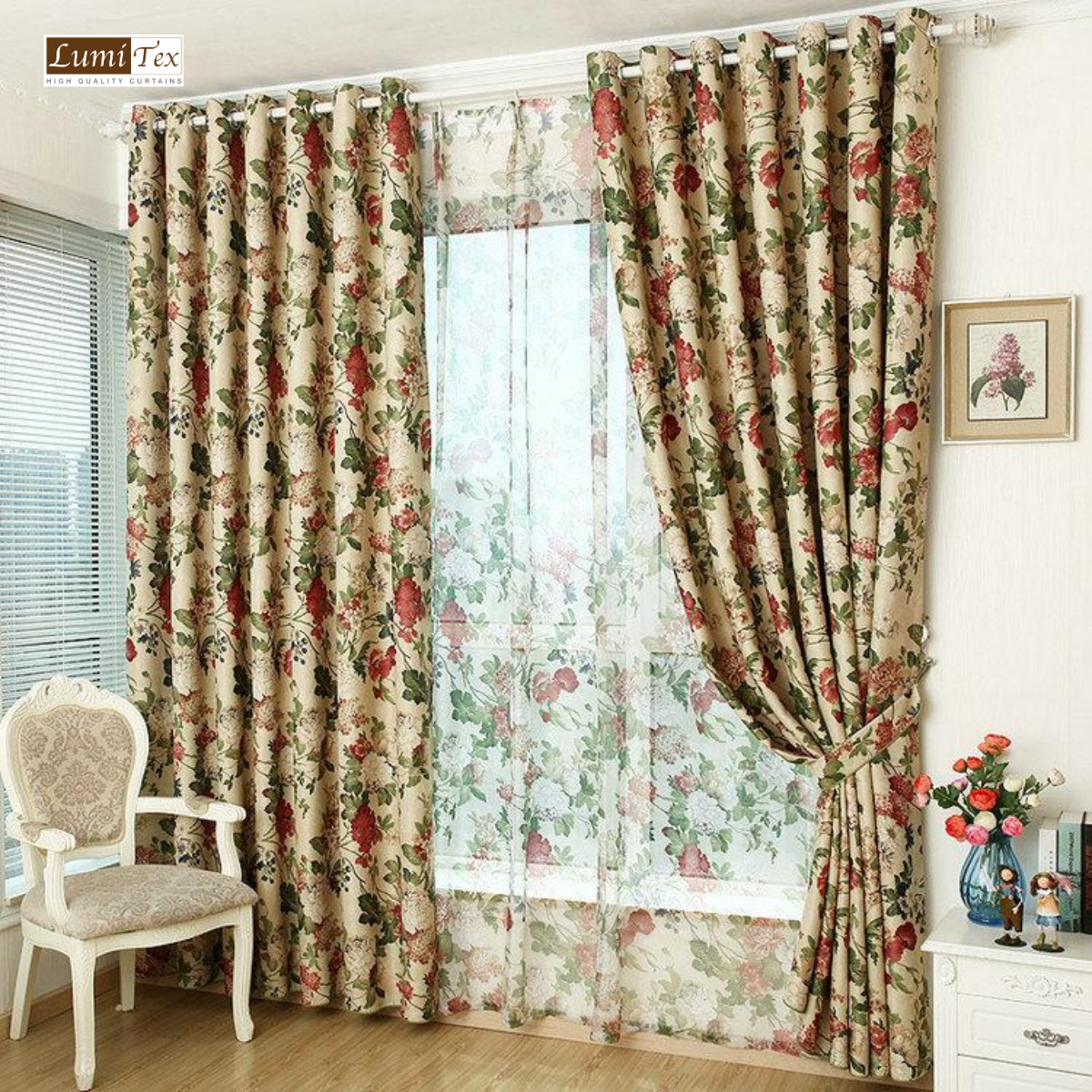 Rèm cửa vải voan mềm mại